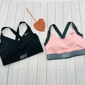 Set of two Nike sport bras size medium